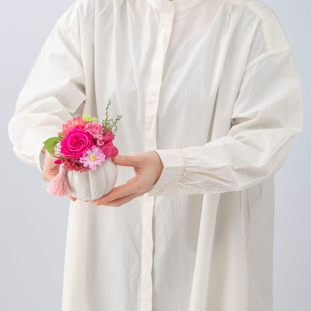 母の日 プリザーブド＆アーティフィシャルアレンジメント「和（なごみ）」