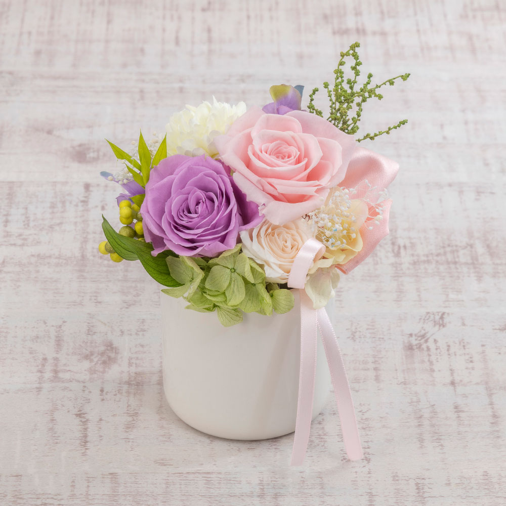 母の日 亡き母に贈るプリザーブドフラワー