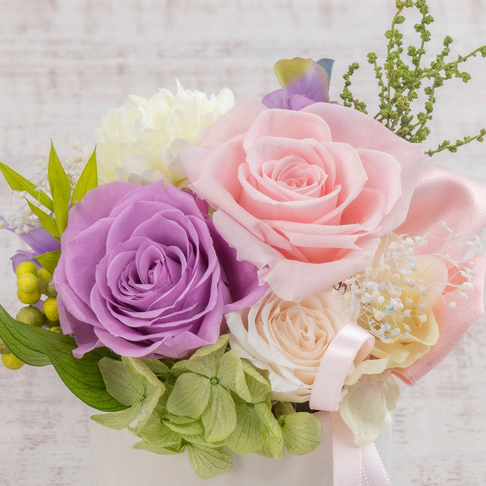 母の日 亡き母に贈るプリザーブドフラワー