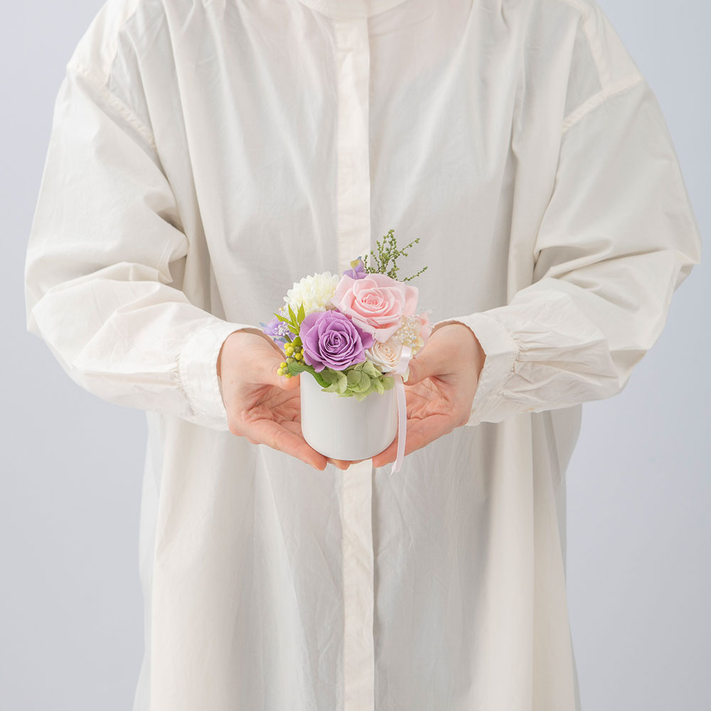 母の日 亡き母に贈るプリザーブドフラワー