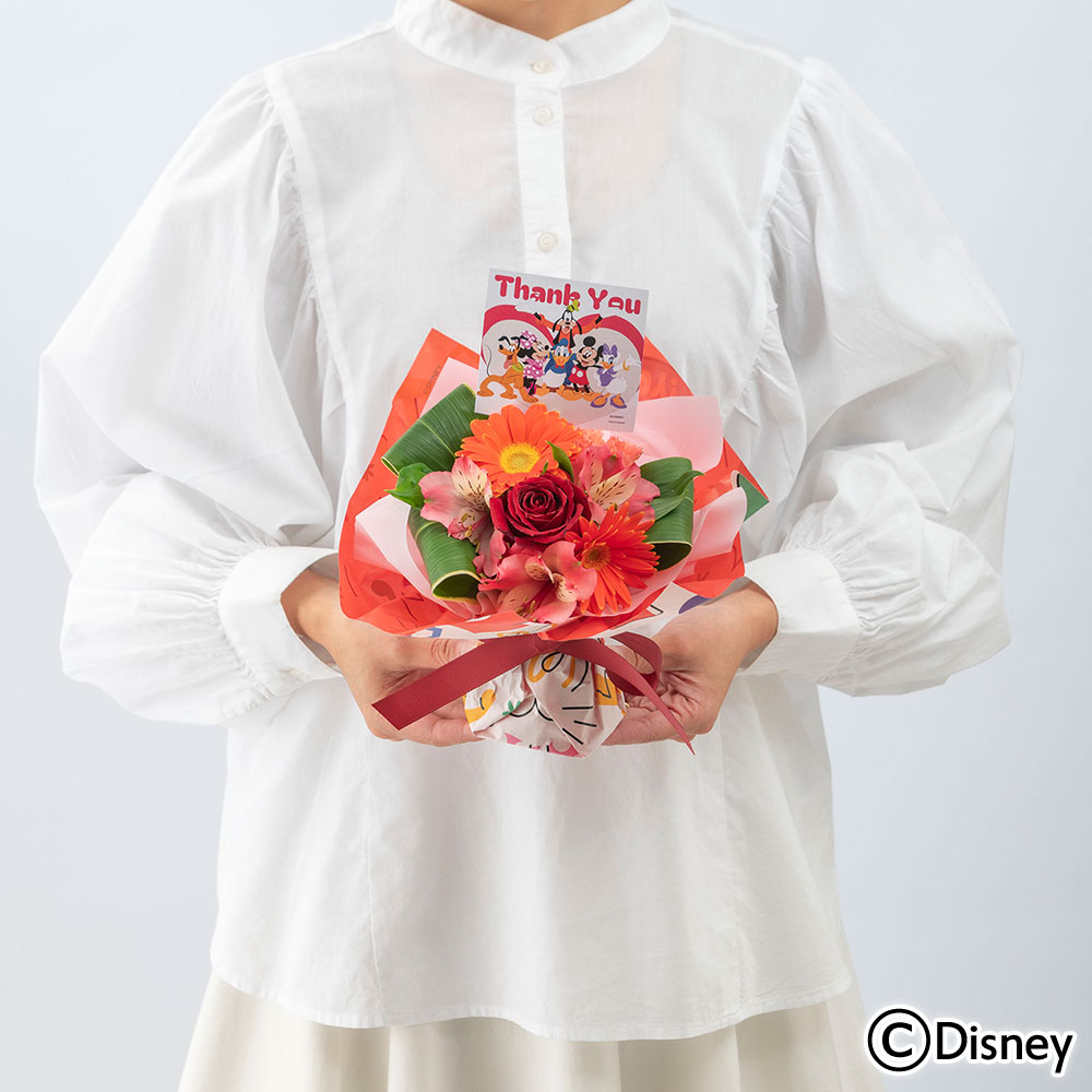 母の日 ディズニー そのまま飾れるブーケ「サンキュー」(ミッキー＆フレンズ)
