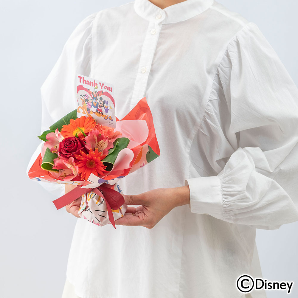 母の日 ディズニー そのまま飾れるブーケ「サンキュー」(ミッキー＆フレンズ)