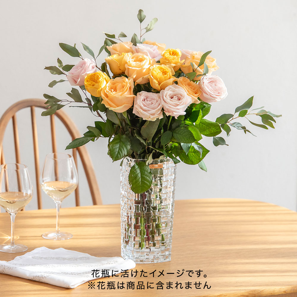 母の日 デザイナーズ花束「ローズミックス」