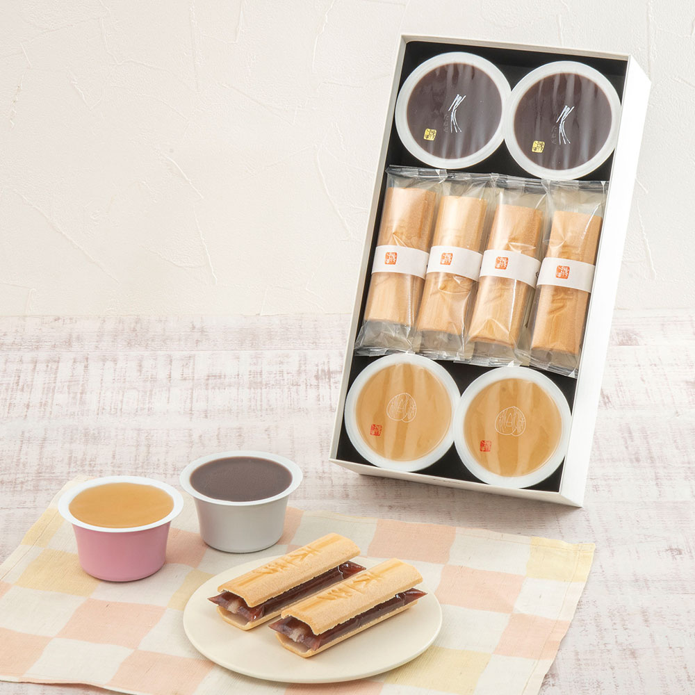 母の日 たねや「涼菓詰合せ」とアレンジメントのセット