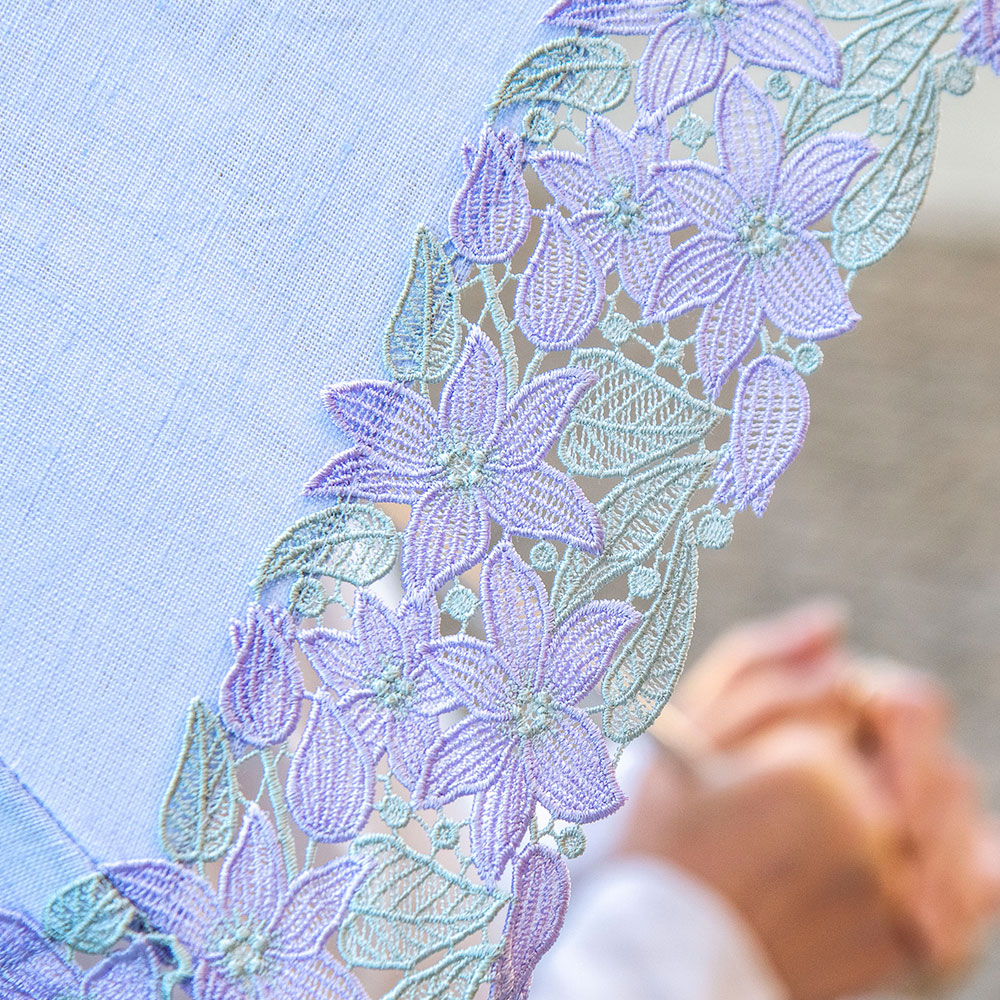 母の日 近沢レース店「折日傘 クレマチス」とアレンジメントのセット