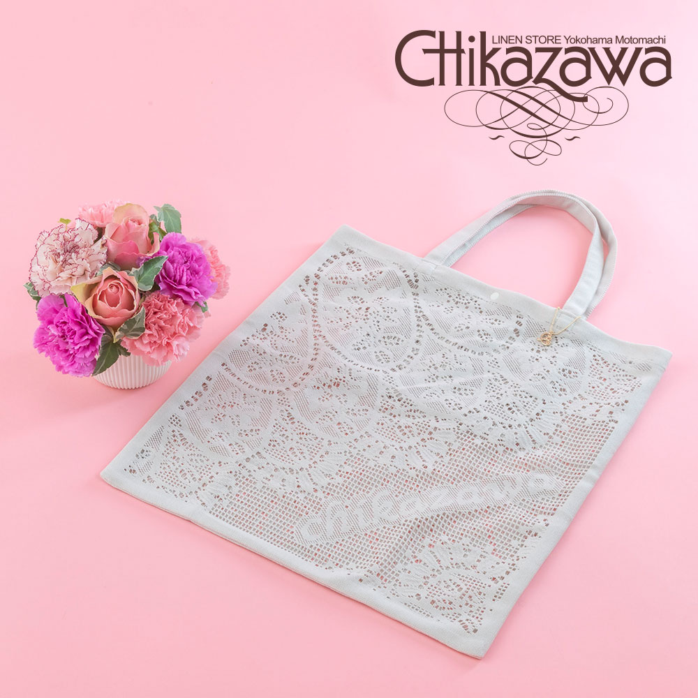 母の日 近沢レース店「レーストートバッグ」とアレンジメントのセット