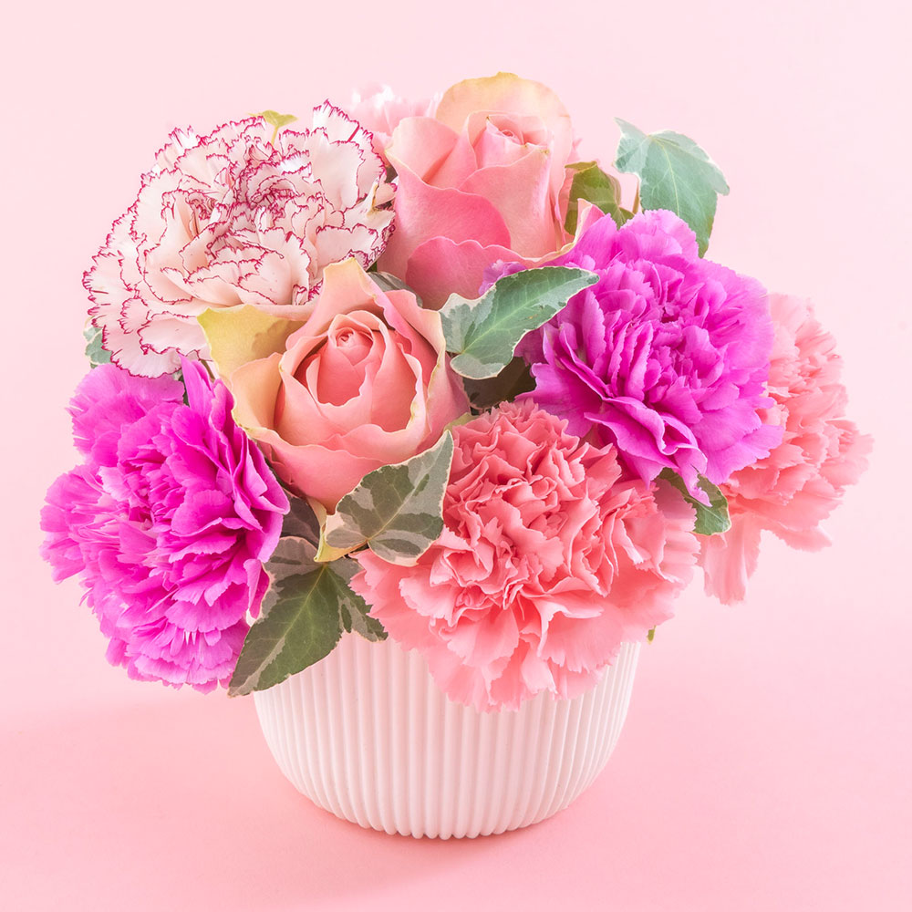 母の日 近沢レース店「レーストートバッグ」とアレンジメントのセット