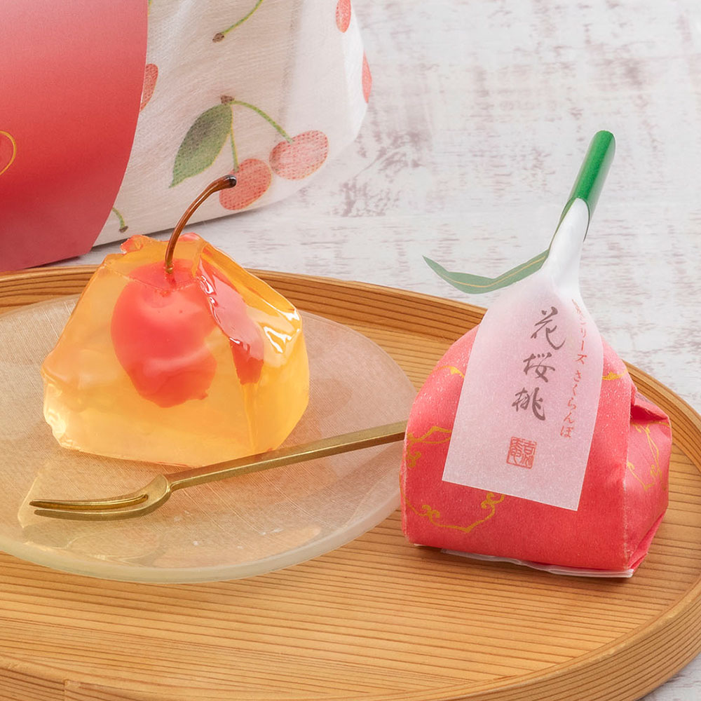 母の日 源吉兆庵「花桜桃6個入」とアレンジメントのセット