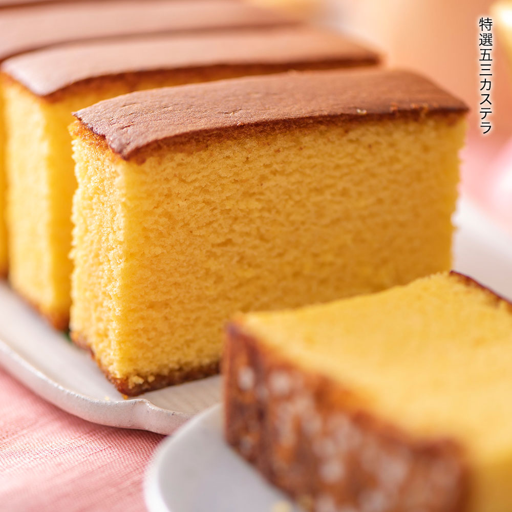 母の日 文明堂「特撰五三カステラ」とプリザーブドアレンジメントのセット