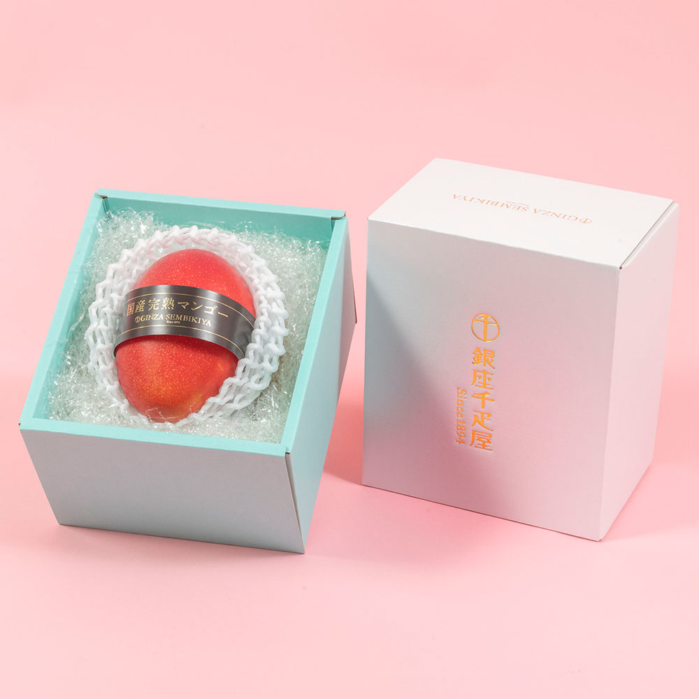 母の日 銀座千疋屋「マンゴー」と花束のセット（果物別送）