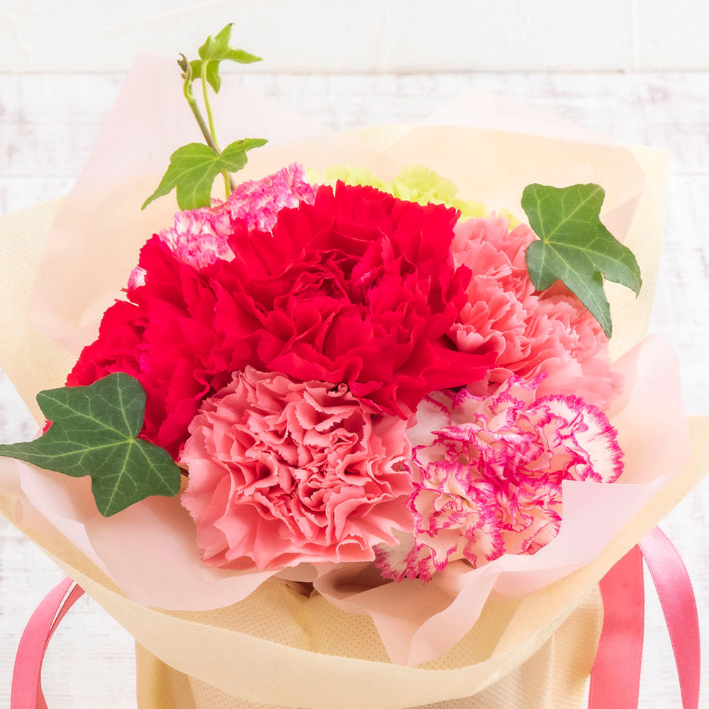 母の日 ゴディバ「あまおう苺クッキー アソートメント」とそのまま飾れるブーケのセット