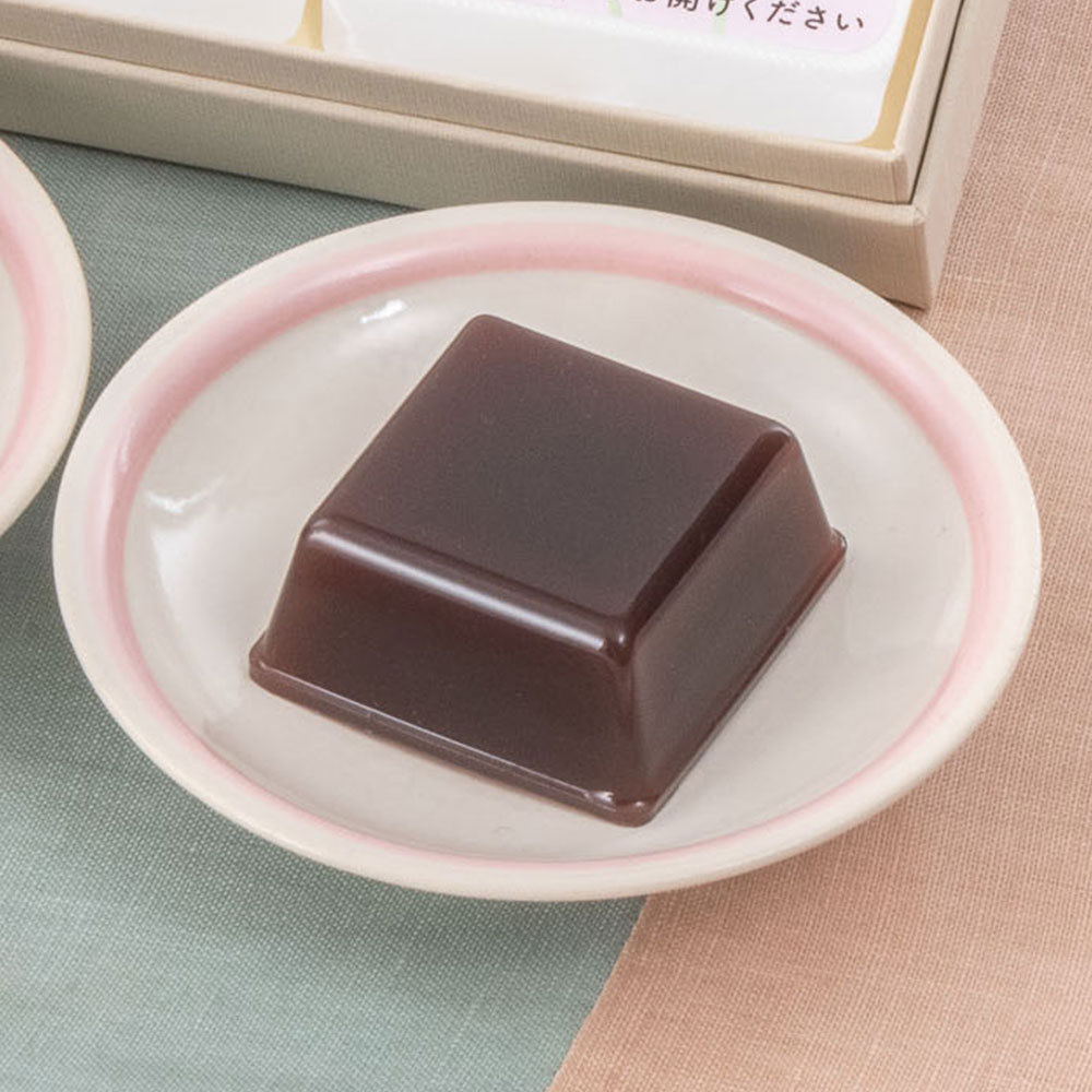 母の日 とらや「母の日水羊羹6個入」とカーネーション鉢（ピンク系）のセット