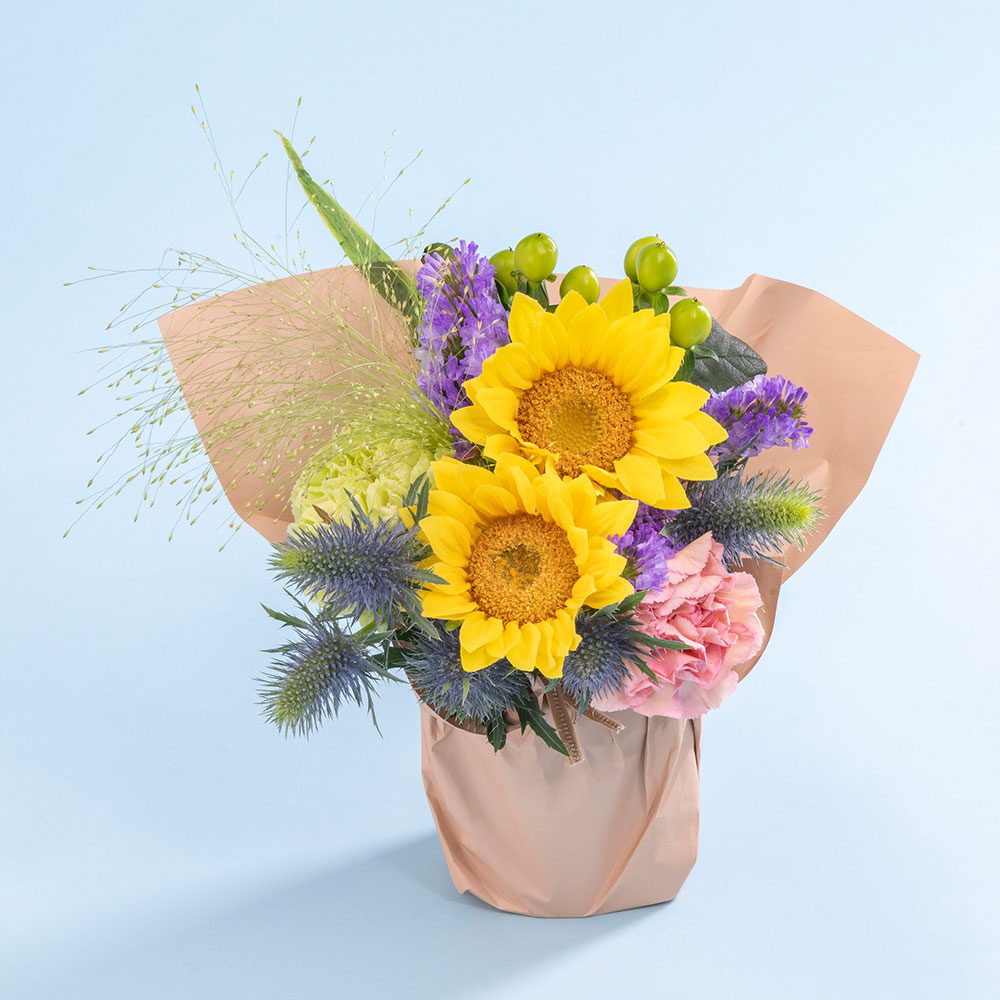 父の日 そのまま飾れるブーケ「アジュール」