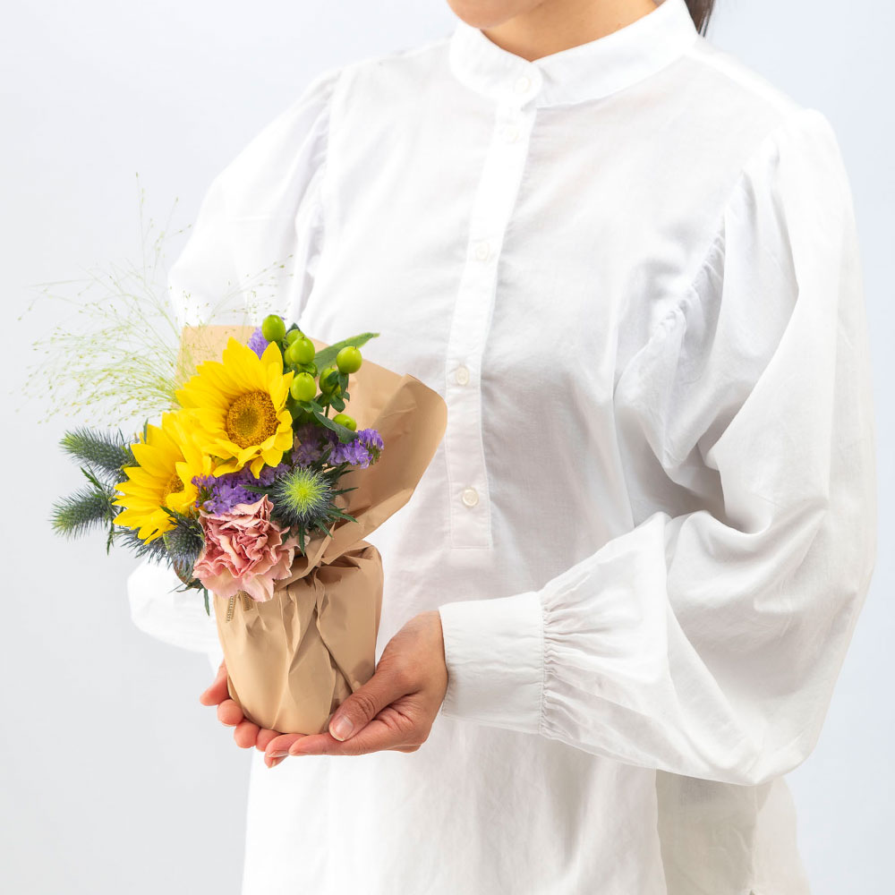 父の日 そのまま飾れるブーケ「アジュール」