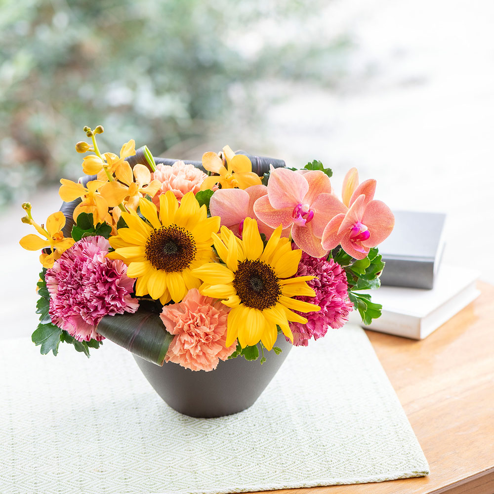 父の日 ソウ・エクスペリエンス「レストランギフト（SILVER）」とアレンジメントのセット