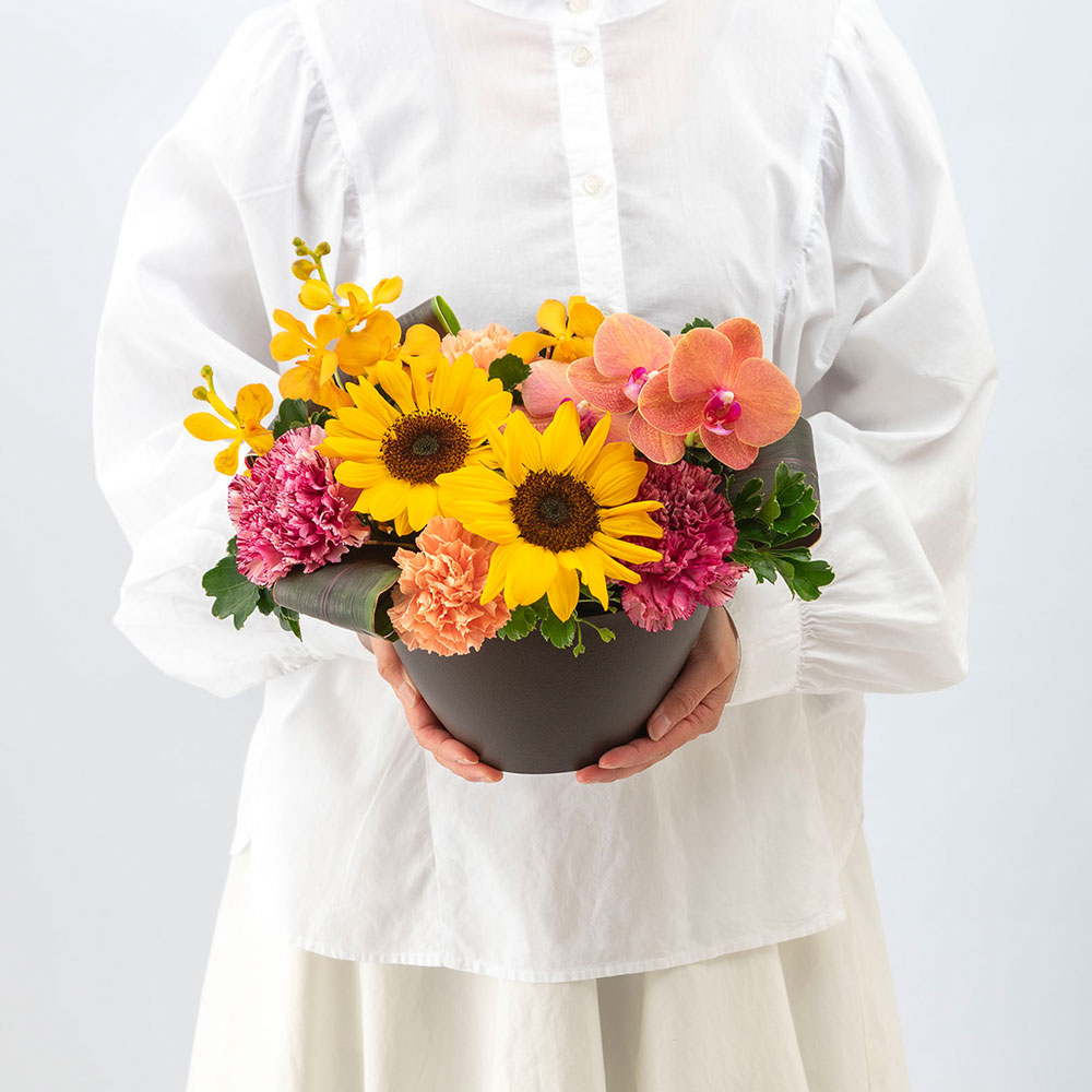 父の日 ソウ・エクスペリエンス「レストランギフト（SILVER）」とアレンジメントのセット