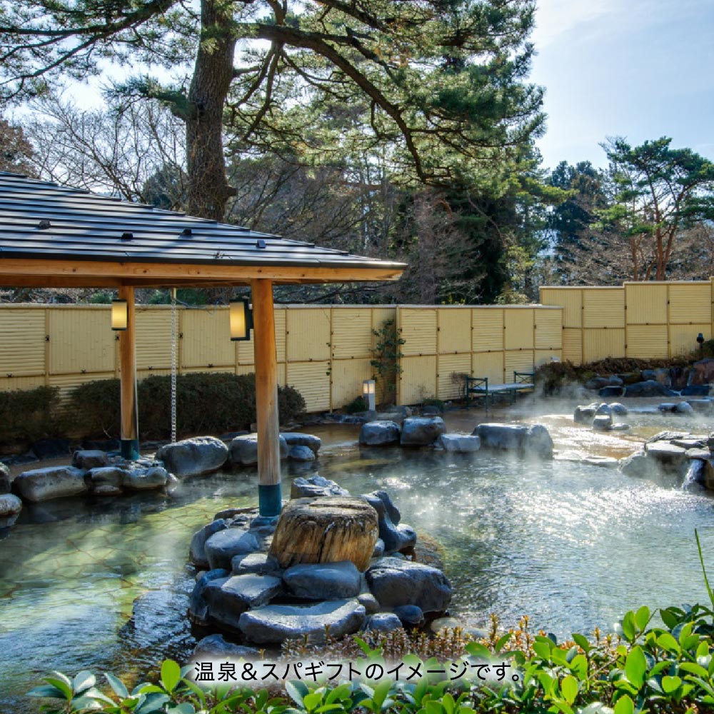 父の日 ソウ・エクスペリエンス「温泉＆スパギフト」とそのまま飾れるブーケのセット