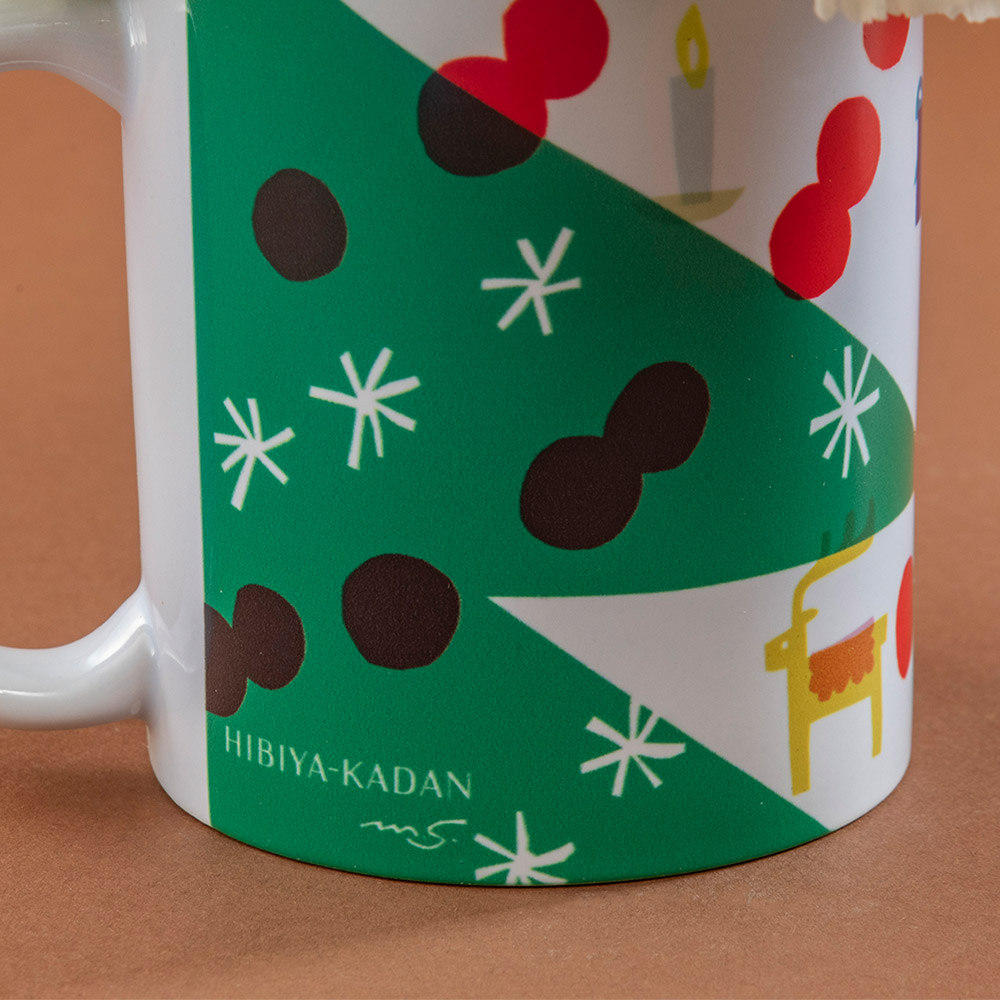 クリスマス 鈴木マサルデザイン マグカップアレンジメント「Happy Time」