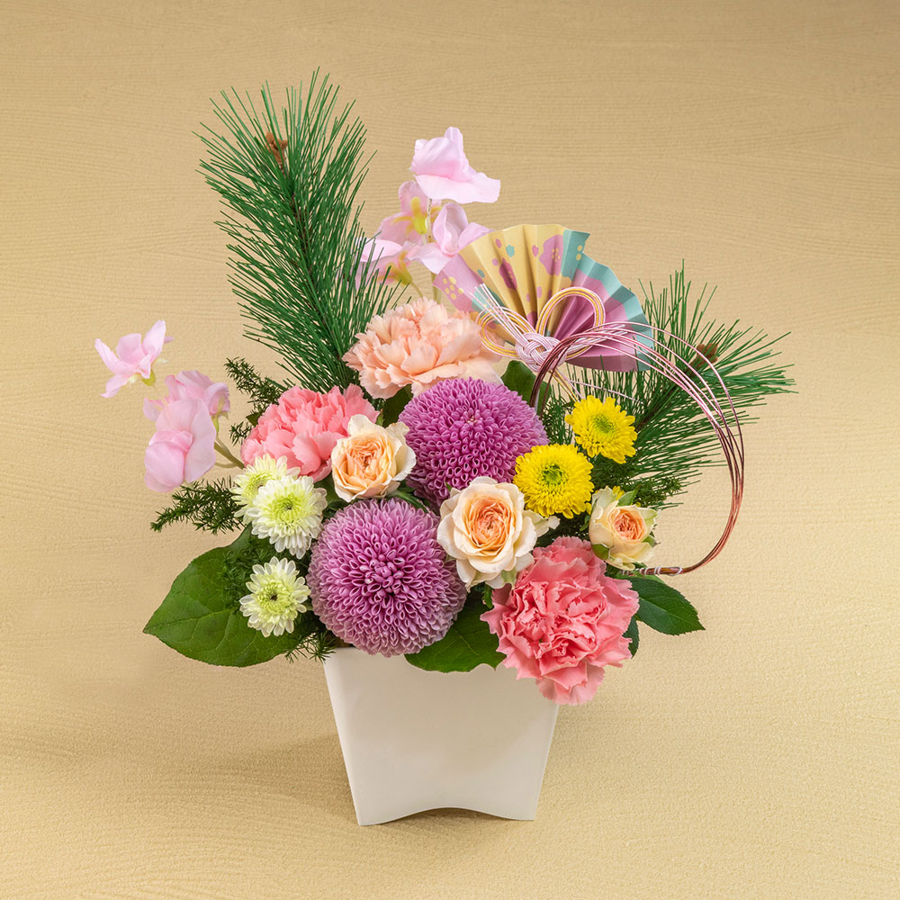 お正月 アレンジメント「花凛（かりん）」