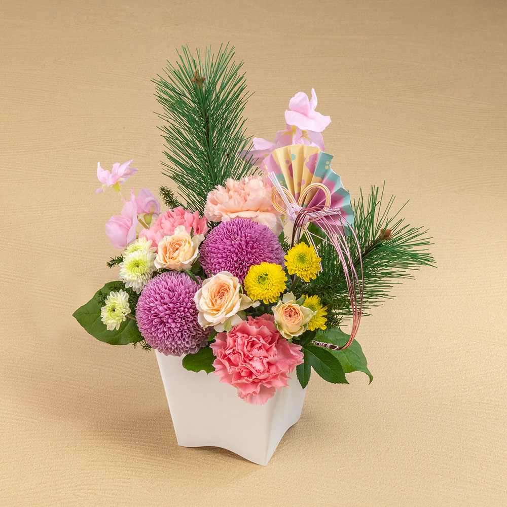 お正月 アレンジメント「花凛（かりん）」