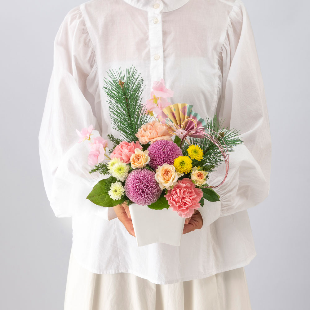 お正月 アレンジメント「花凛（かりん）」