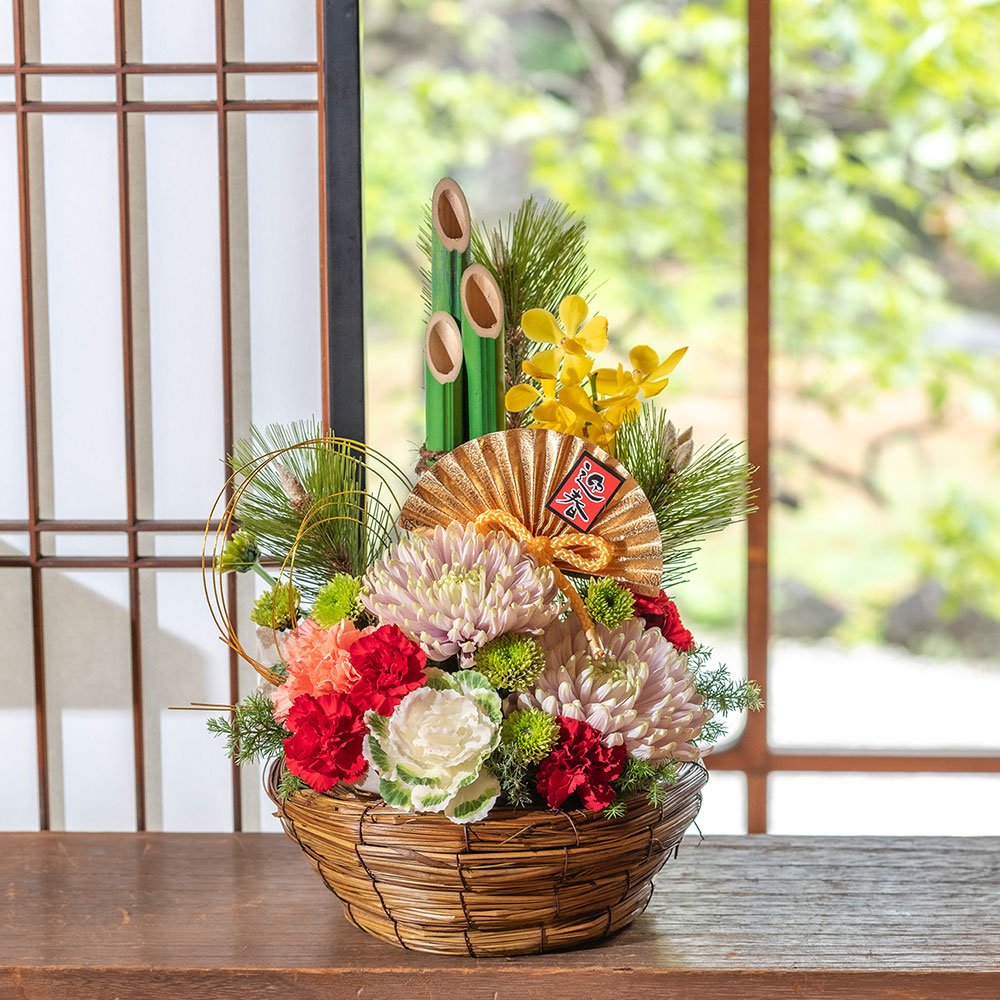 お正月 アレンジメント「雅門松（みやびかどまつ）」