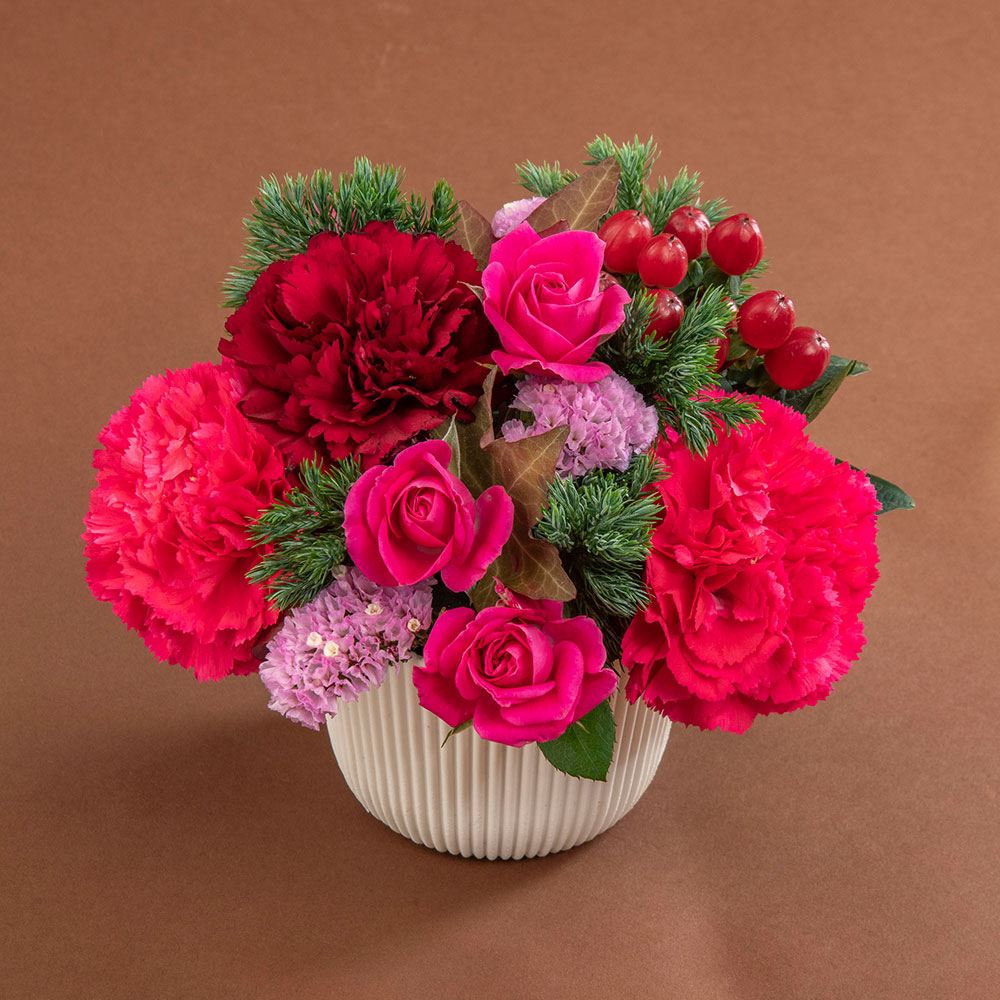 クリスマス アンリ・シャルパンティエ「ガトー・キュイ・アソート」とアレンジメントのセット