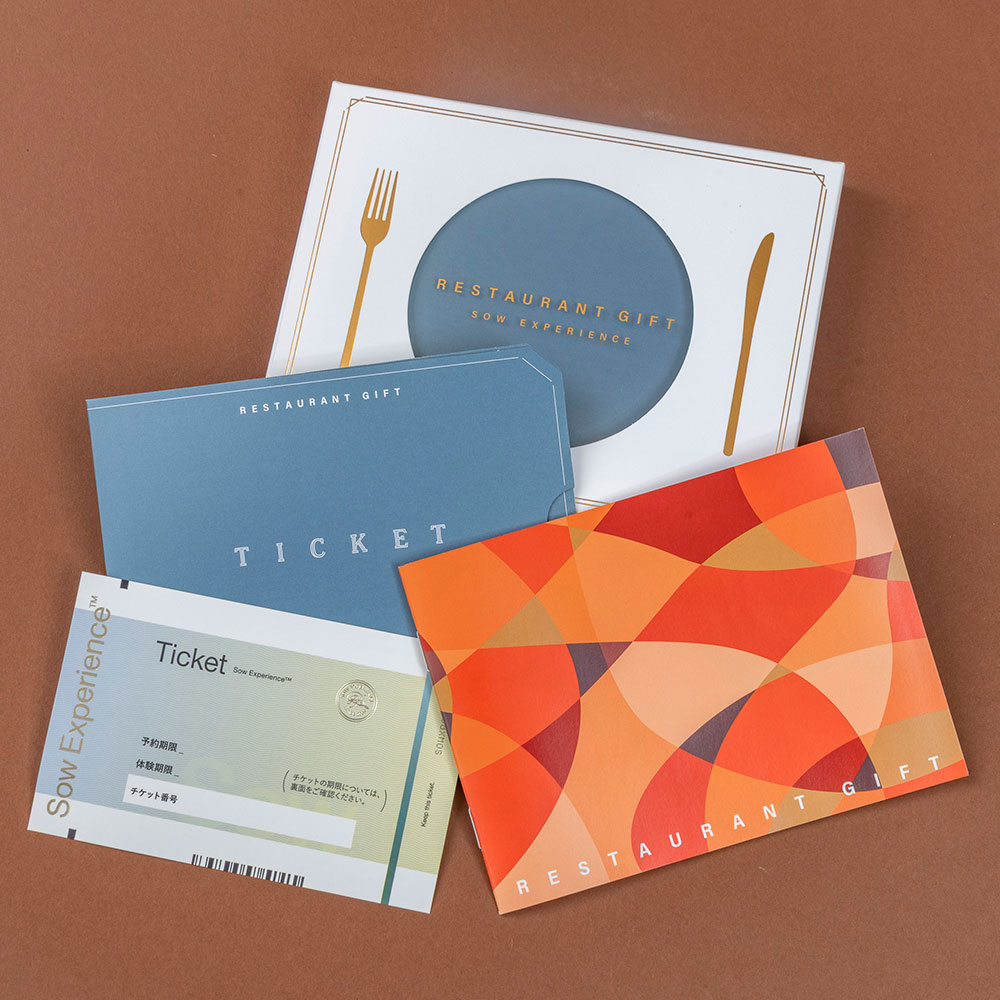 【クリスマスまだ間に合う！】 ソウ・エクスペリエンス「レストランギフト（RED）」体験ギフトとプリザーブドフラワーのセット