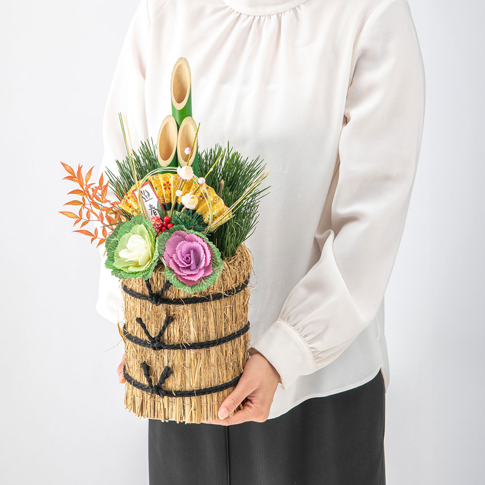 お正月 正月門松寄せ植え