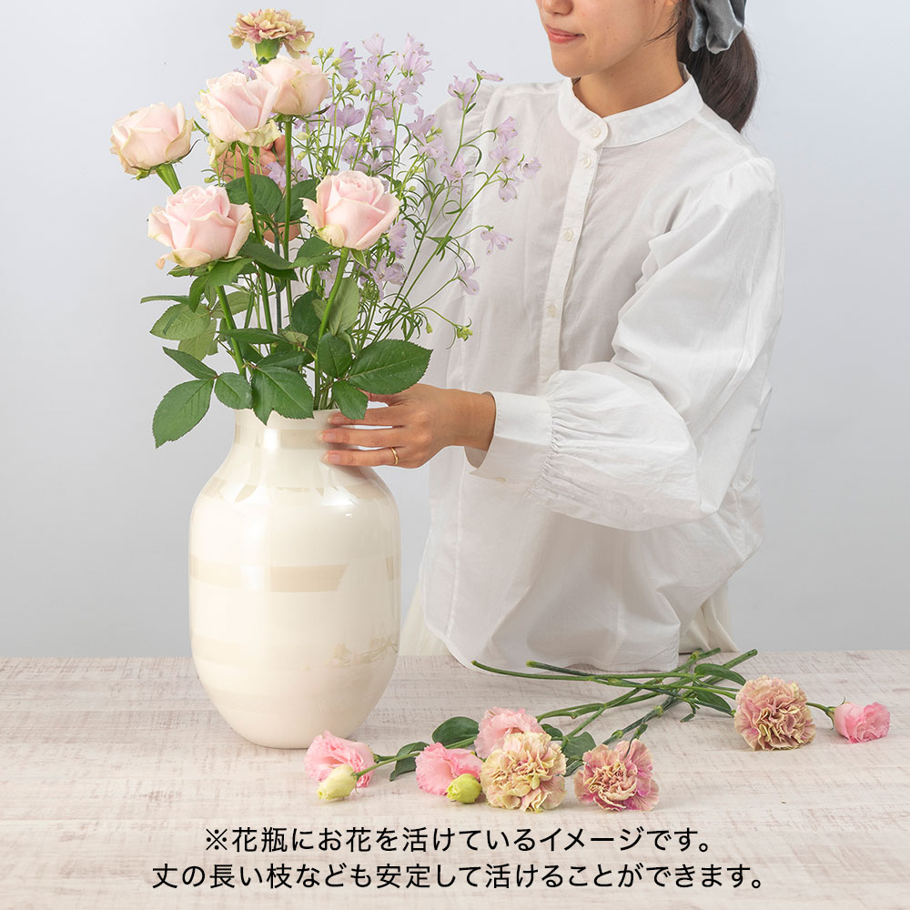 クリスマス KAHLER 「OMAGGIO （オマジオ）」と花束のセット