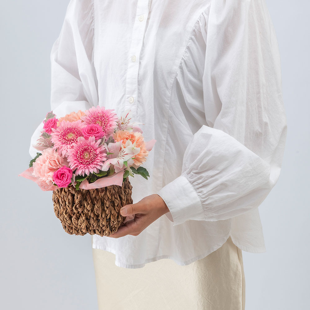 10月旬の花 ガーベラ アレンジメント「カリーニョ」