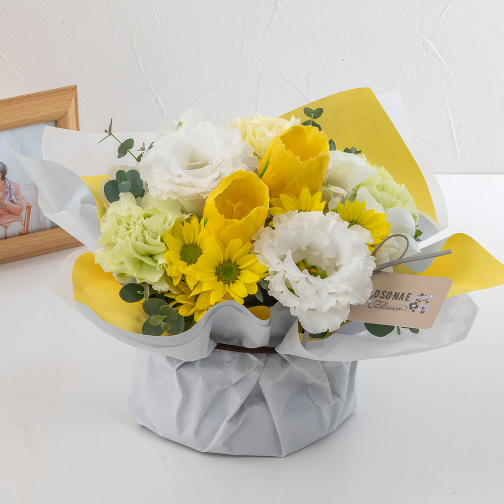 【お供え用】 O・SO・NA・E flower 「1月のオリジナルアレンジメント」