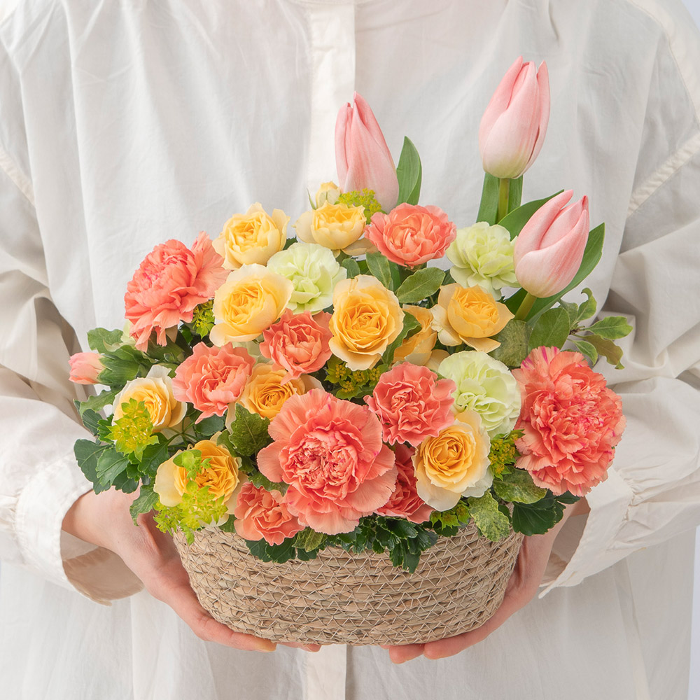 2月旬の花 チューリップ アレンジメント「クオーリ」