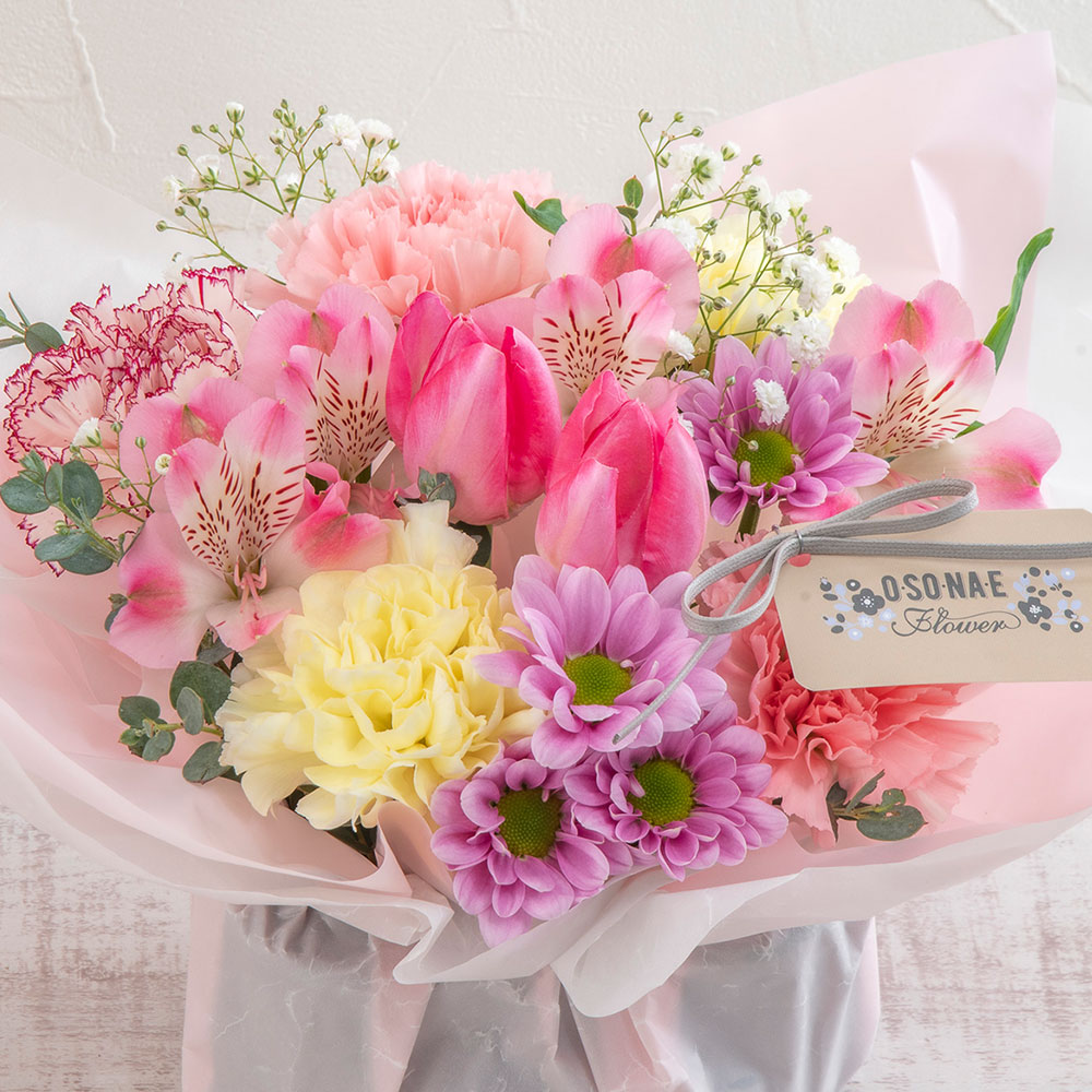 【お供え用】 O・SO・NA・E flower 「2月のオリジナルアレンジメント」