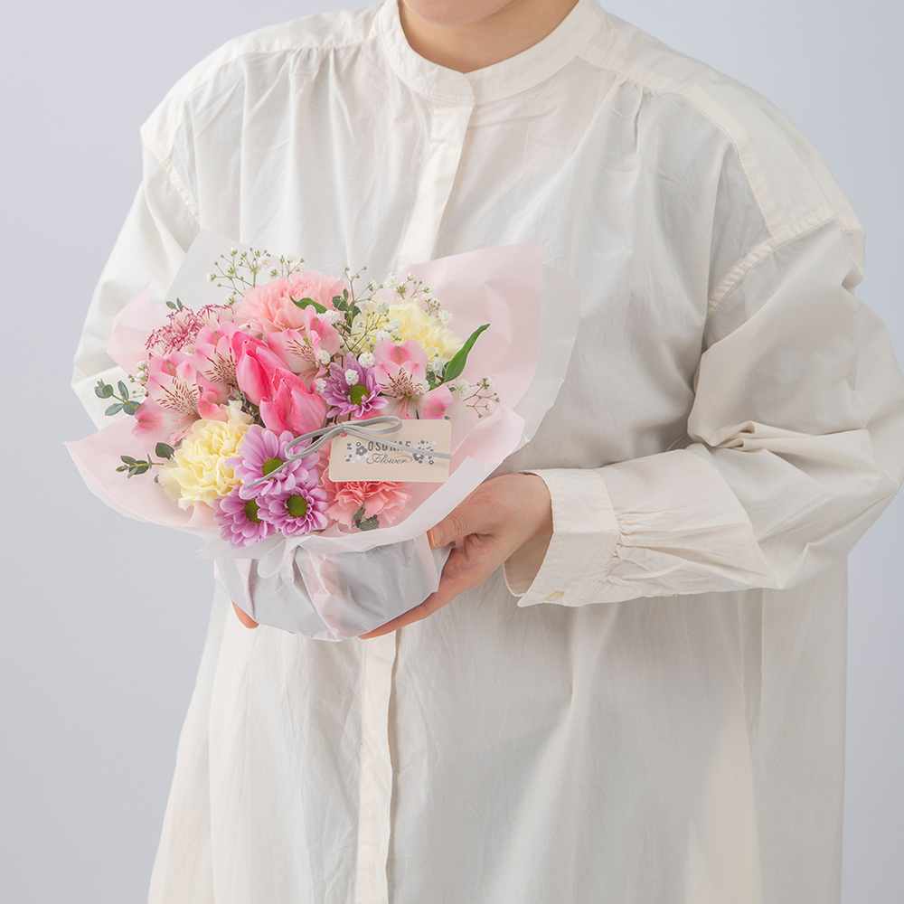 【お供え用】 O・SO・NA・E flower 「2月のオリジナルアレンジメント」