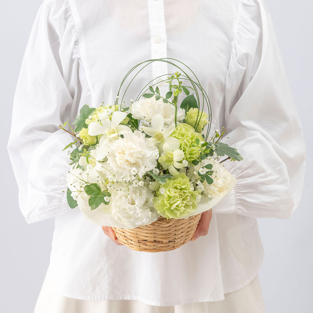 【お供え用】 アレンジメント「春風（はるかぜ）」