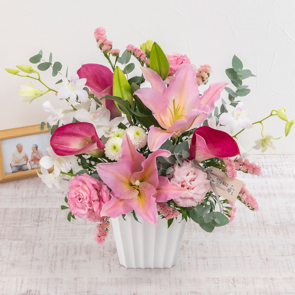 【お供え用】 O･SO･NA･E flower ｢春のスペシャルアレンジメント｣