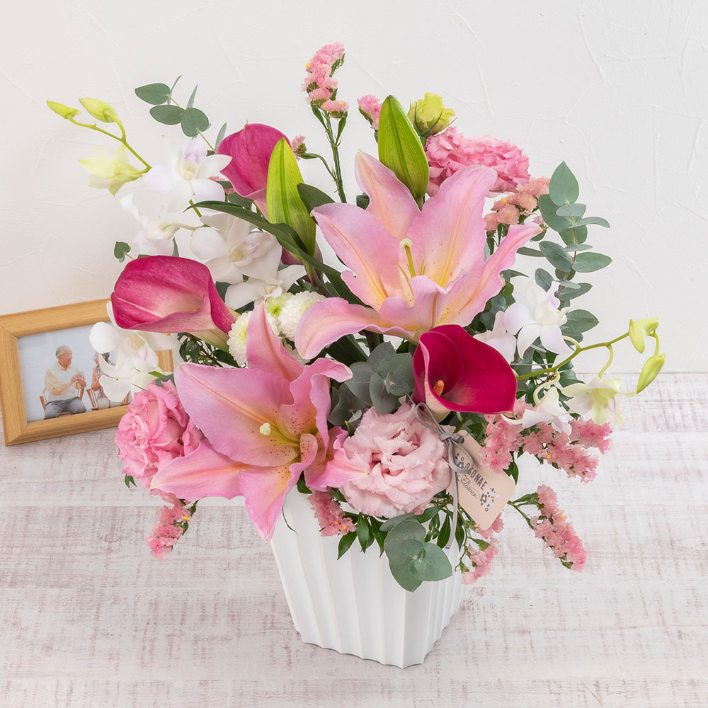 【お供え用】 O･SO･NA･E flower ｢春のスペシャルアレンジメント｣