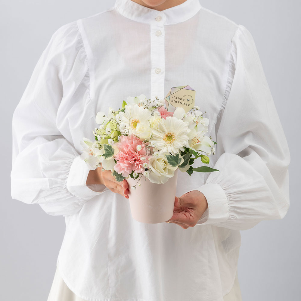 【誕生石】4月 アレンジメント「ダイヤモンド」