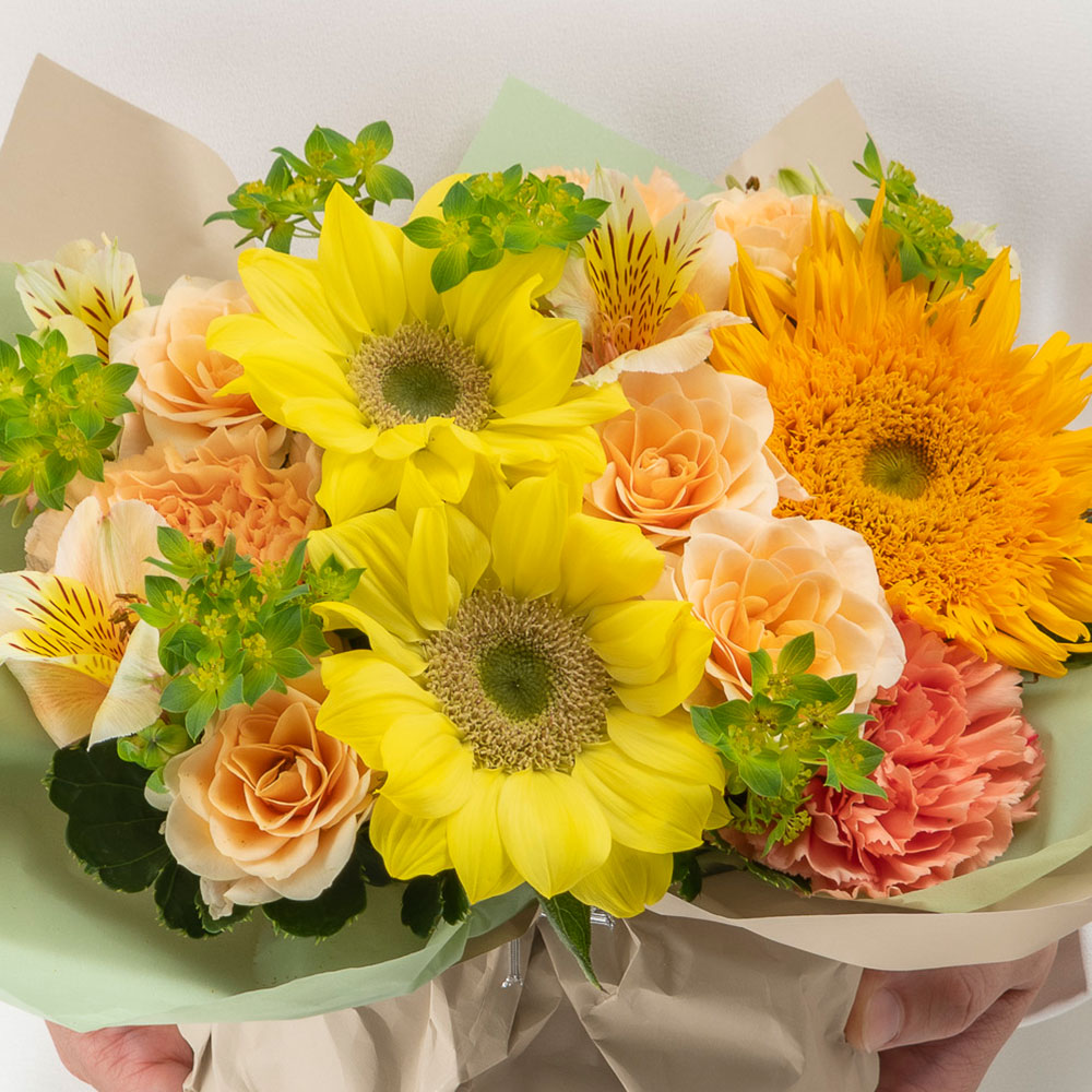 7月旬の花 ヒマワリ アレンジメント「ラフィット」