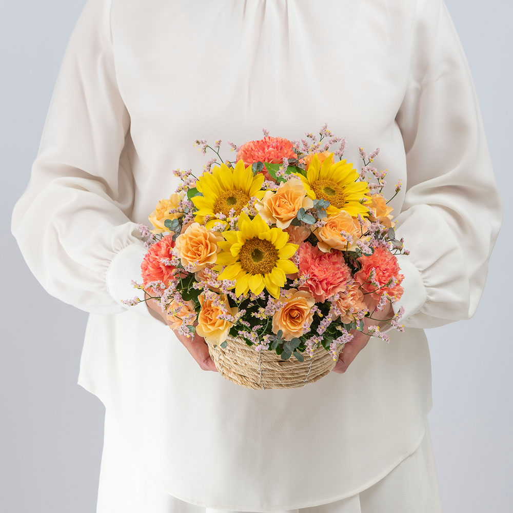 7月旬の花 ヒマワリ アレンジメント「ラトゥール」