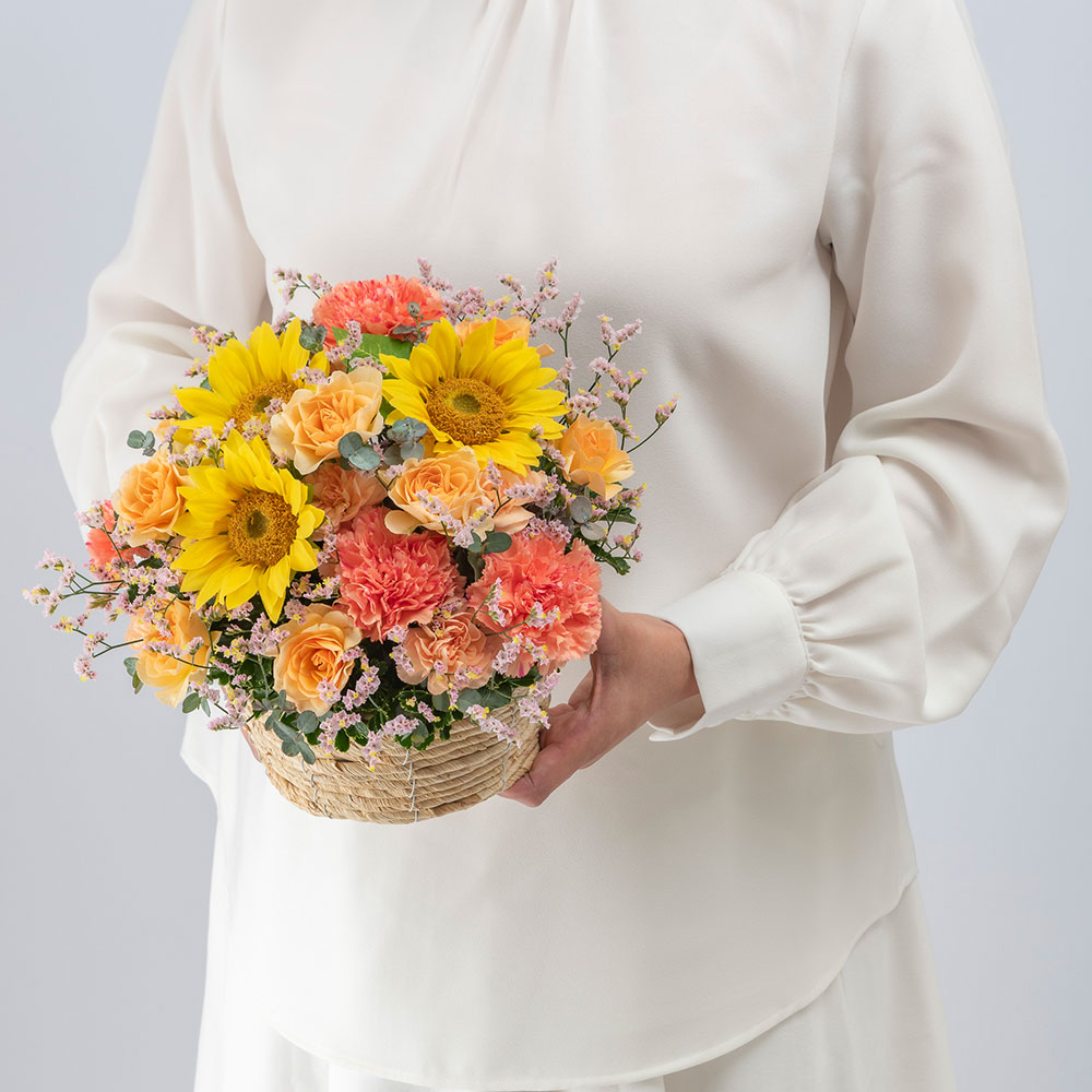 7月旬の花 ヒマワリ アレンジメント「ラトゥール」