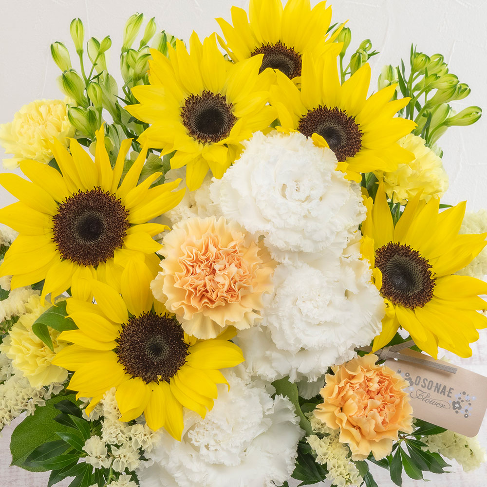 【お供え用】 O・SO・NA・E flower 「7月のスペシャルアレンジメント」