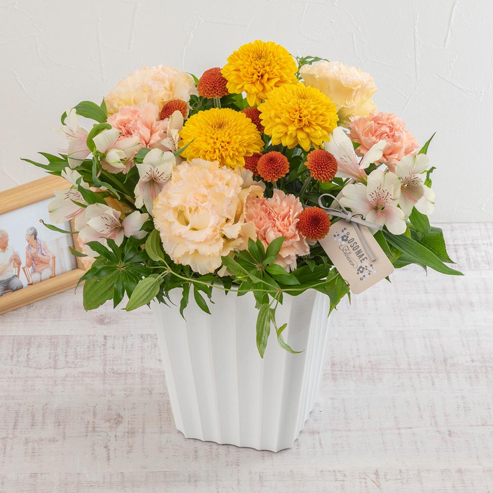 【お供え用】 O・SO・NA・E flower 「秋のスペシャルアレンジメント」