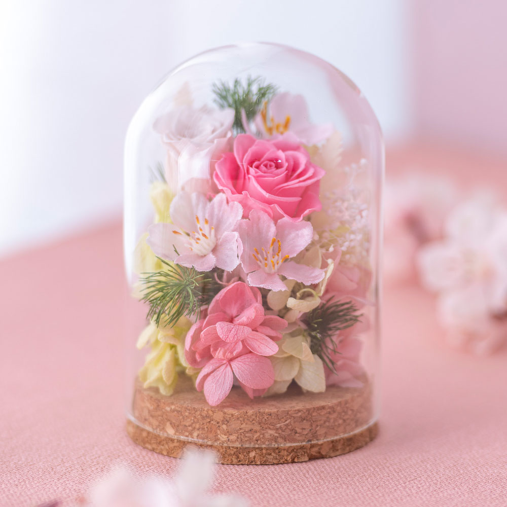 プリザーブド＆アーティフィシャルアレンジメント「春らんまん」