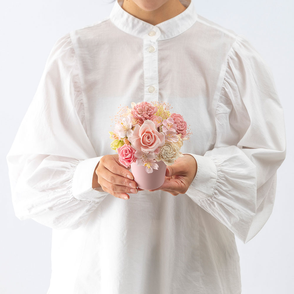 プリザーブド＆アーティフィシャルアレンジメント「サクラサク」