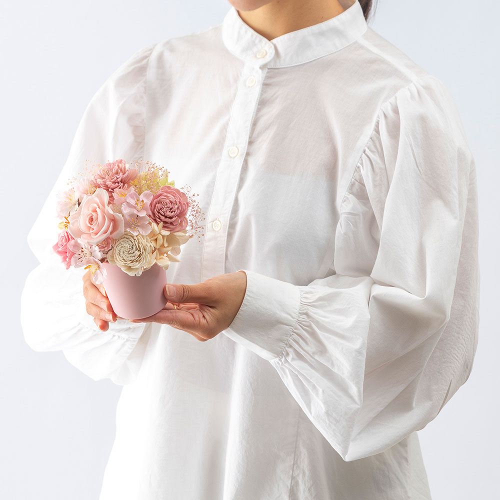 プリザーブド＆アーティフィシャルアレンジメント「サクラサク」