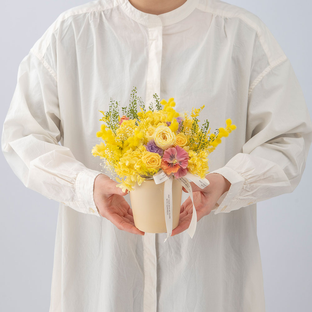 デザイナーズプリザーブド＆アーティフィシャルアレンジメント「アンソレイユ」