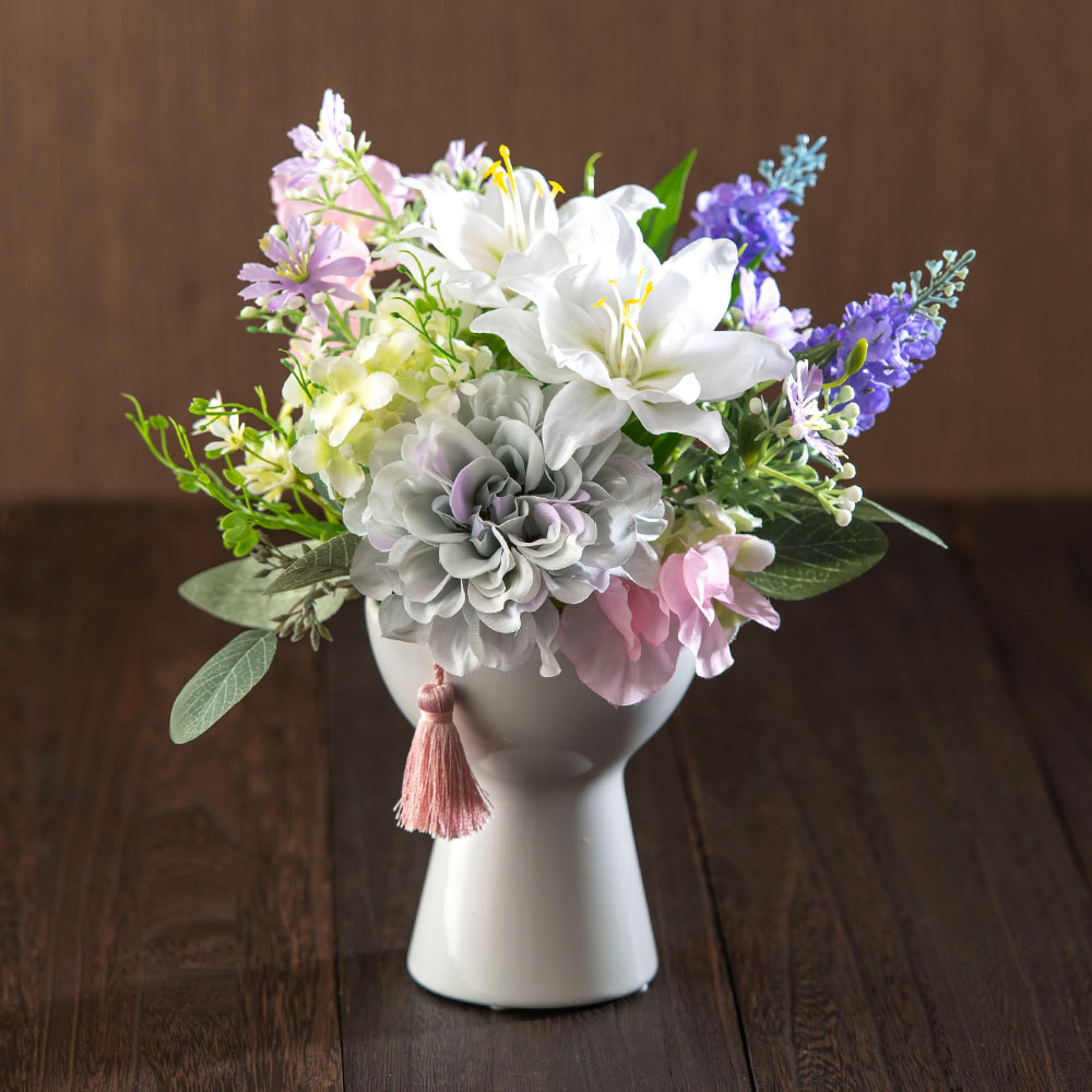 【お供え用】 アーティフィシャルアレンジメント「百合」