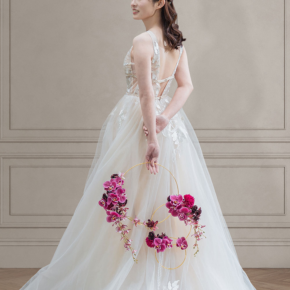 レンタルブーケ「ヴィオラ・ループ」